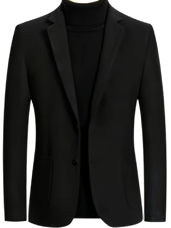 Blake | Casual Blazer Black Single Breasted