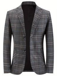 Blake | Check Blazer Gray Navy