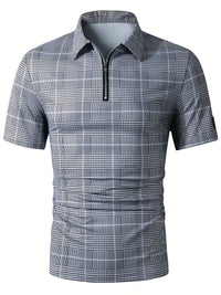 Jet | Checkered Polo Shirt Navy White