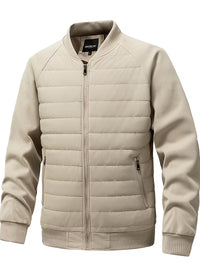 Blake | Quilted Puffer Jacket Cream Long Sleeve