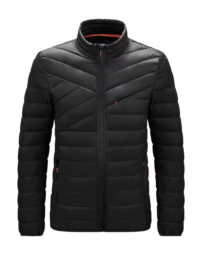 Voss | Puffer Jacket Black Quilted Lightweight