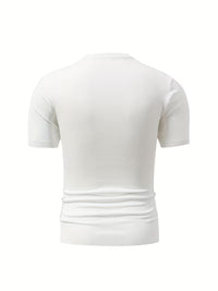 Blake | Striped Crew Neck Sweater White Red Black