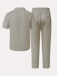 Otto | Lounge Sweatsuit Cream Embossed Print