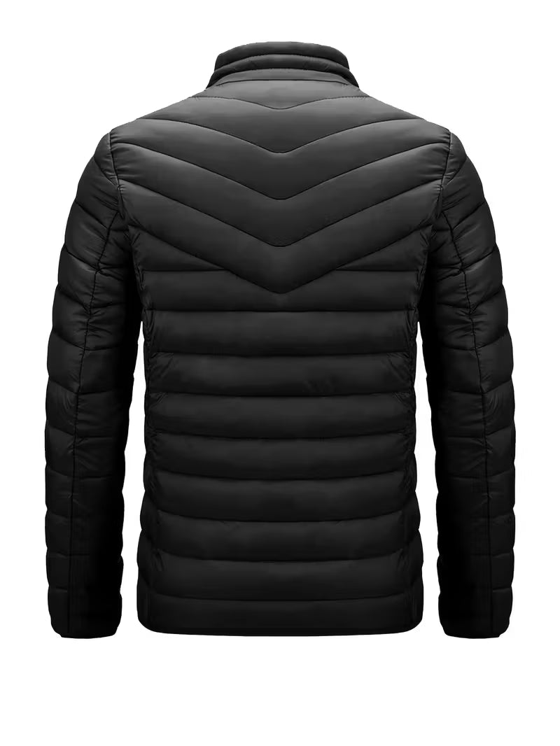 Voss | Puffer Jacket Black Quilted Lightweight