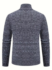 Arlo | Cable Knit Sweater Vest Charcoal Zip Up