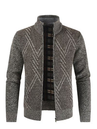 Kane | Geometric Quilted Vest Gray Diamond Pattern