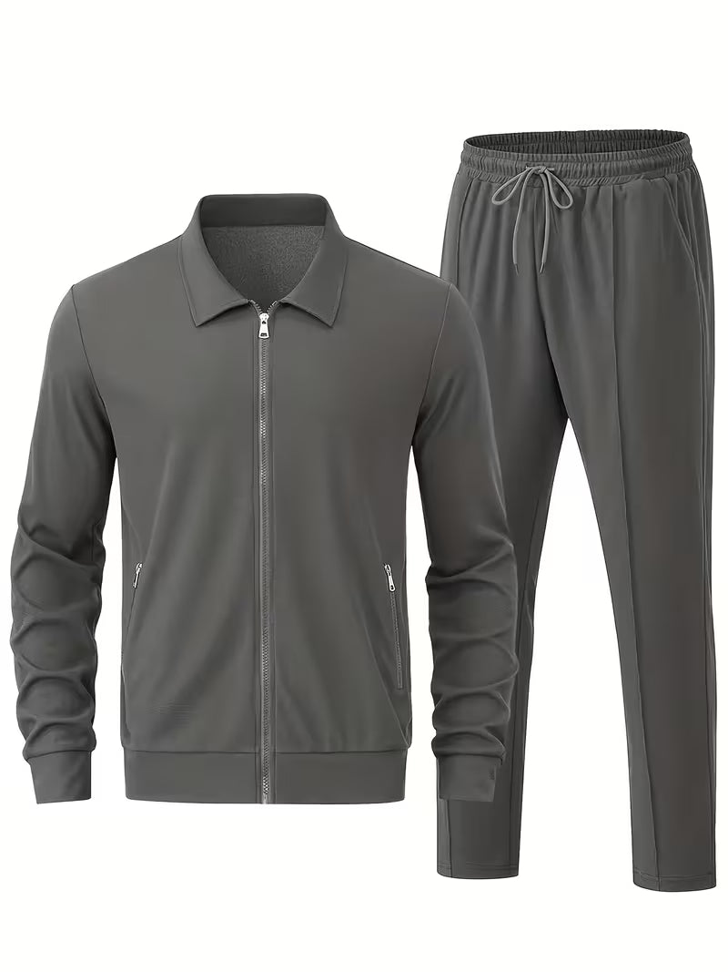 Nash | Sweatsuit Navy Zip Up Jacket Pants Set