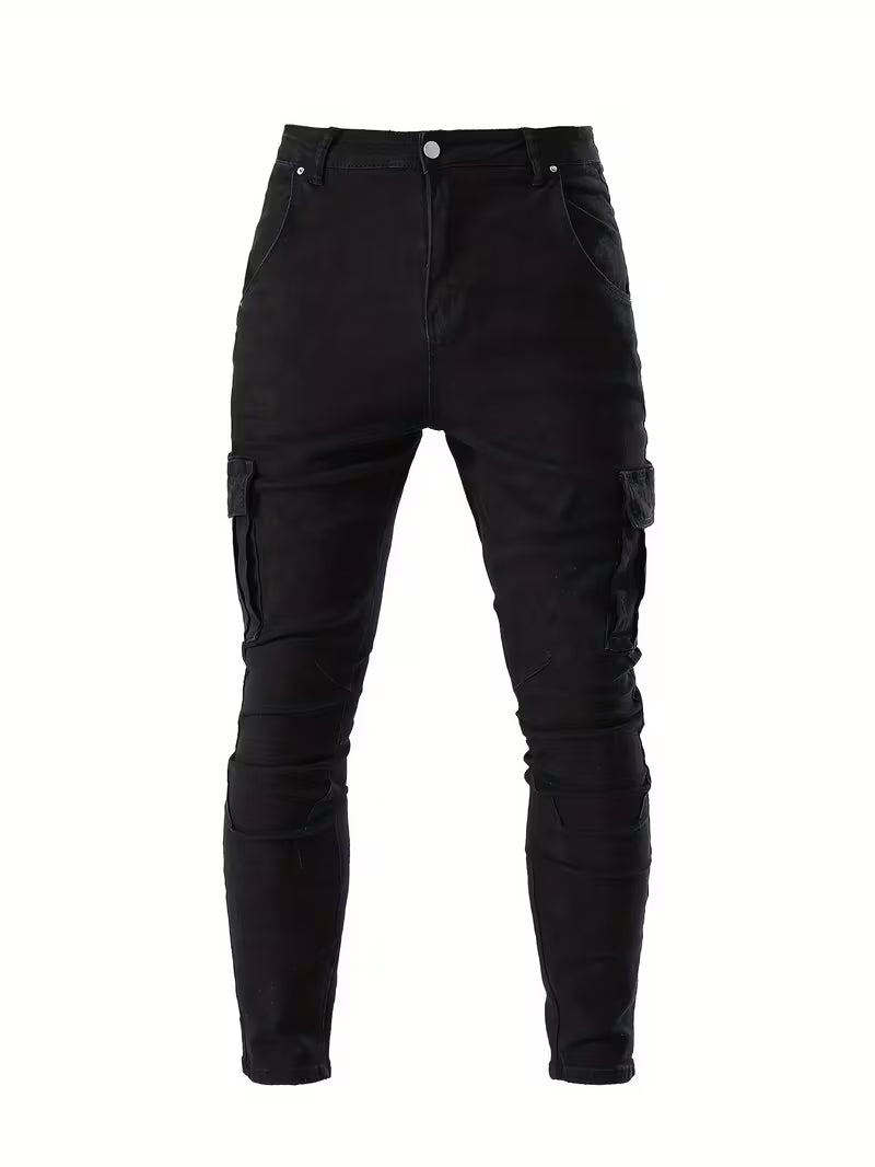 Blake | Cargo Jeans Light Blue Tapered Fit