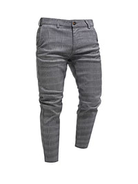 Blake | Tailored Plaid Dress Pants Gray Check