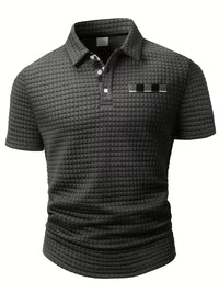 Luca | Textured Polo Shirt Cream Chest Pocket