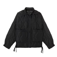 Vera | Quilted Puffer Jacket Green Cropped With Pockets