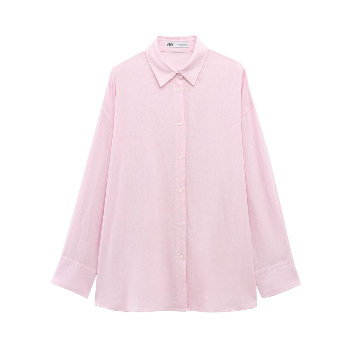 Faye | Button Down Shirt Cream Long Sleeve Collared
