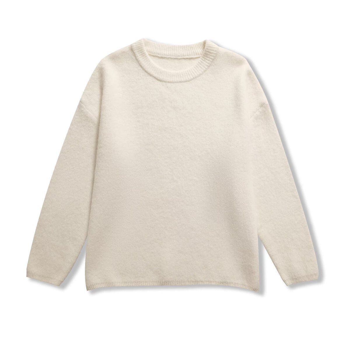 Vera | Crew Neck Sweater Cream Long Sleeve