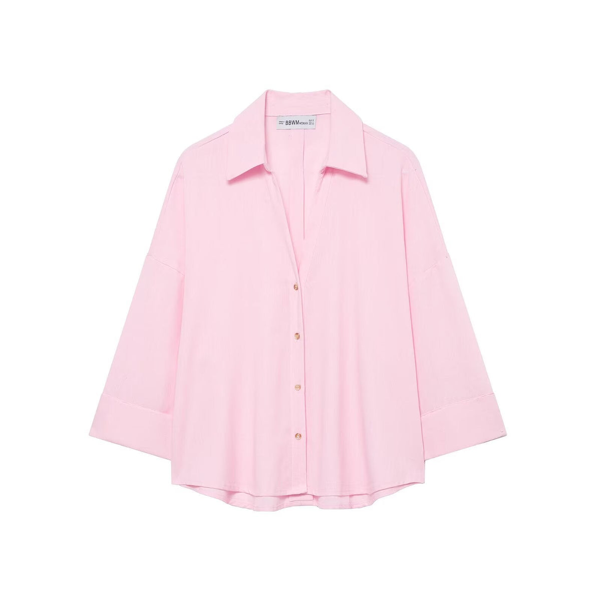 Vera | Oversized Button Down Shirt Cream Long Sleeve