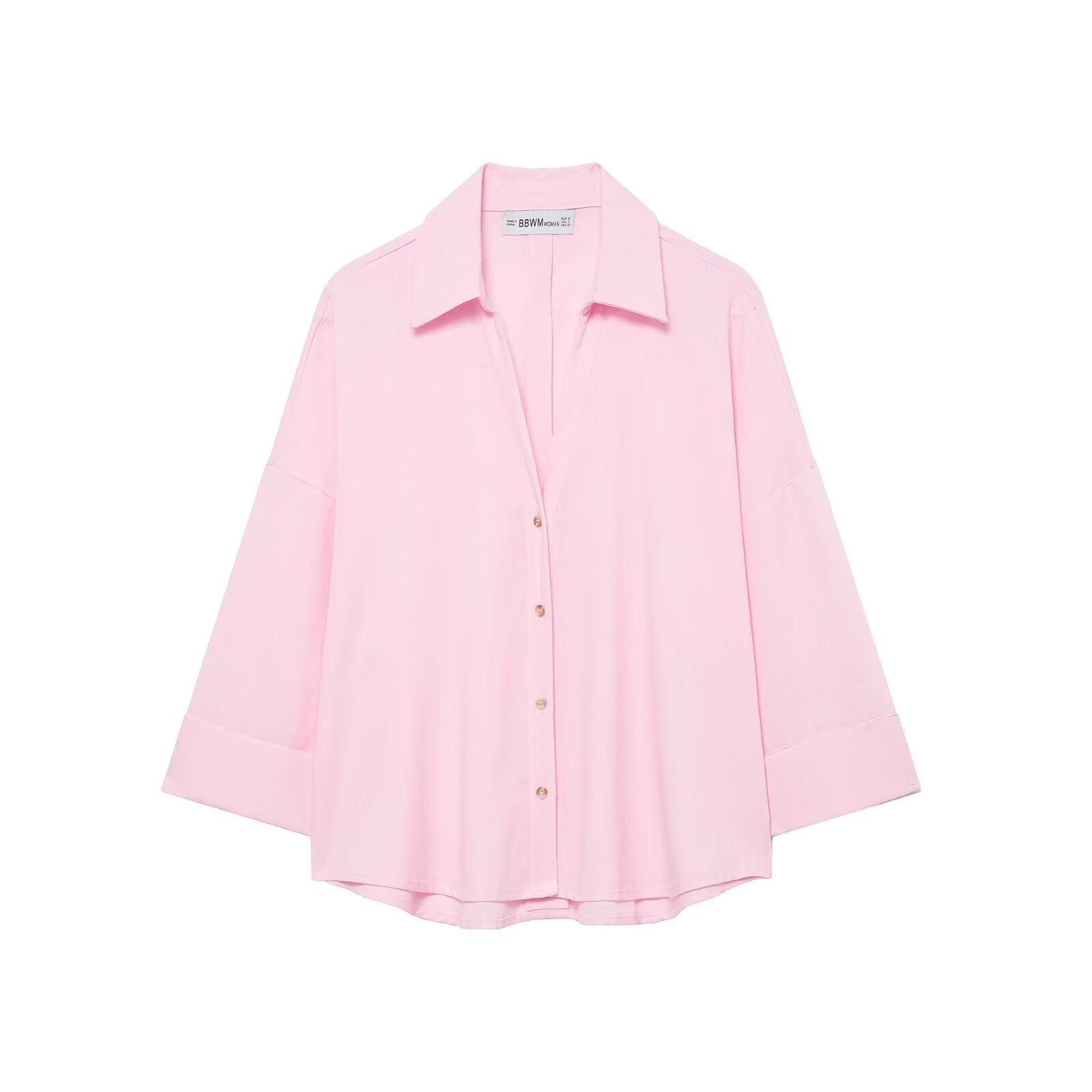 Vera | Oversized Button Down Shirt Cream Long Sleeve