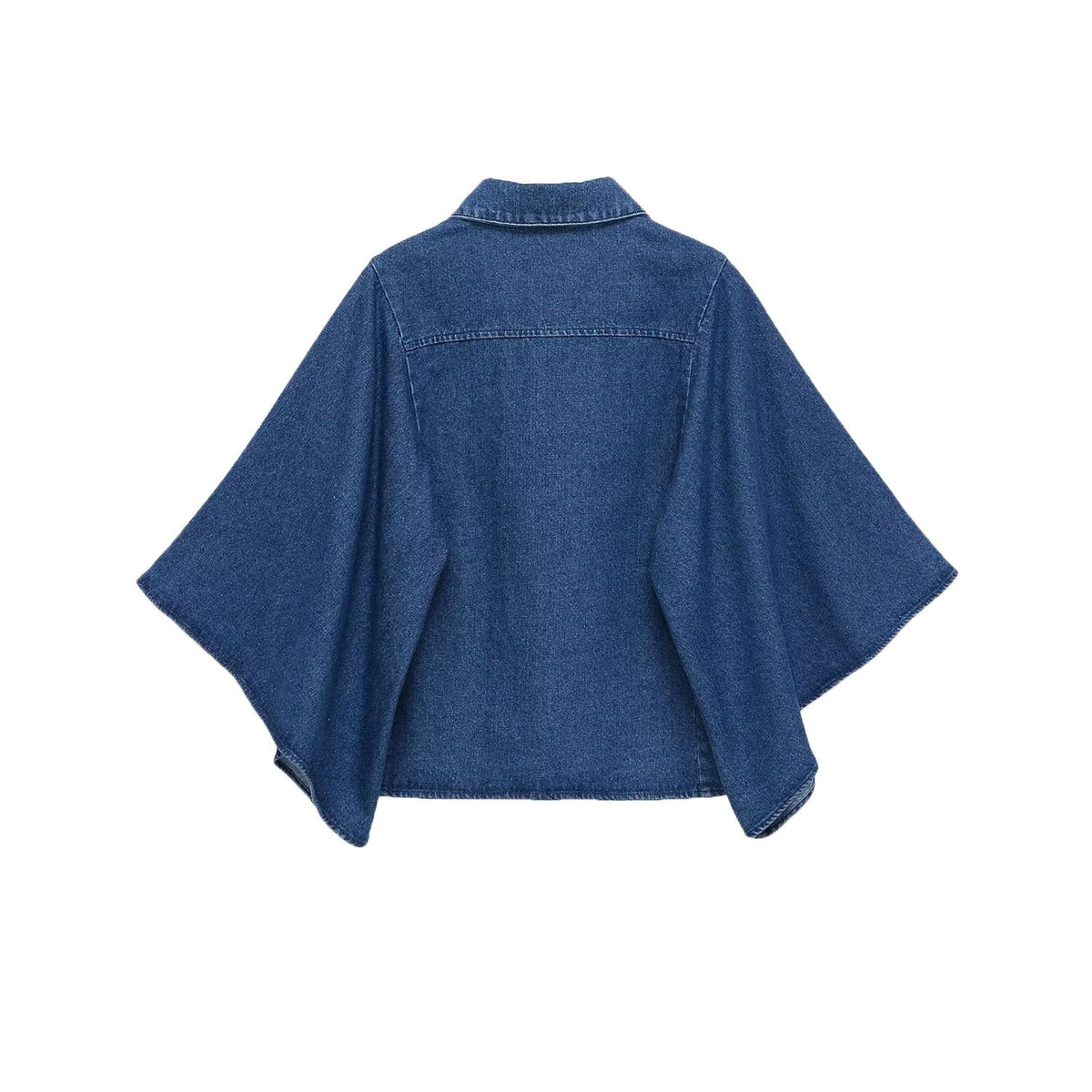 Isla | Oversized Denim Shirt Blue Button Down