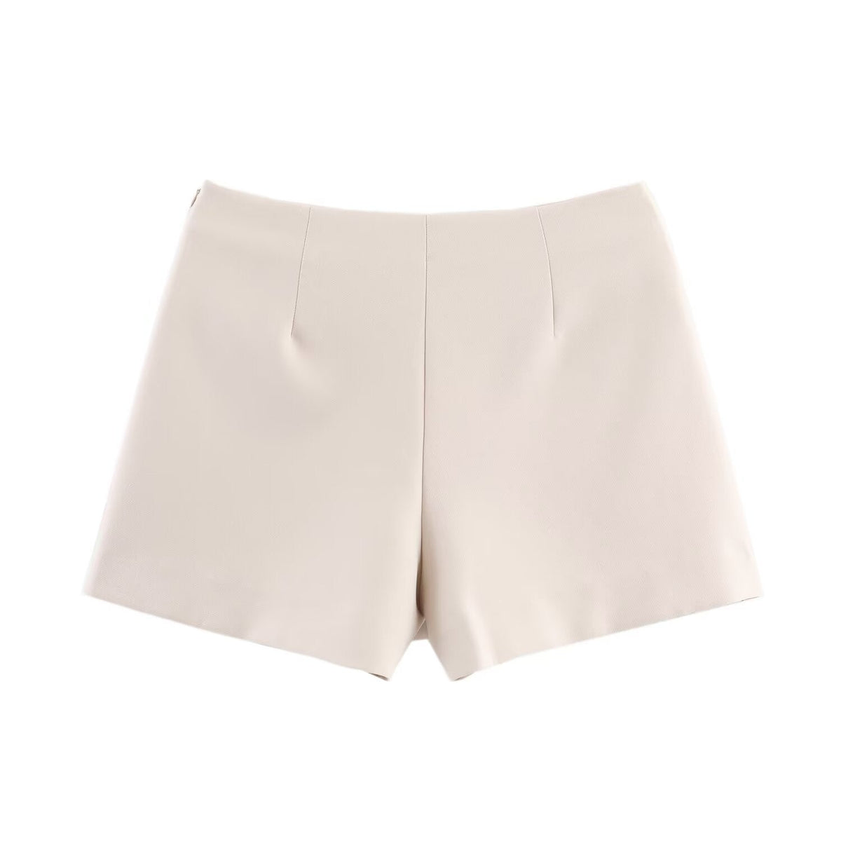 Neve | Wrap Shorts Cream Gold Accent Detail