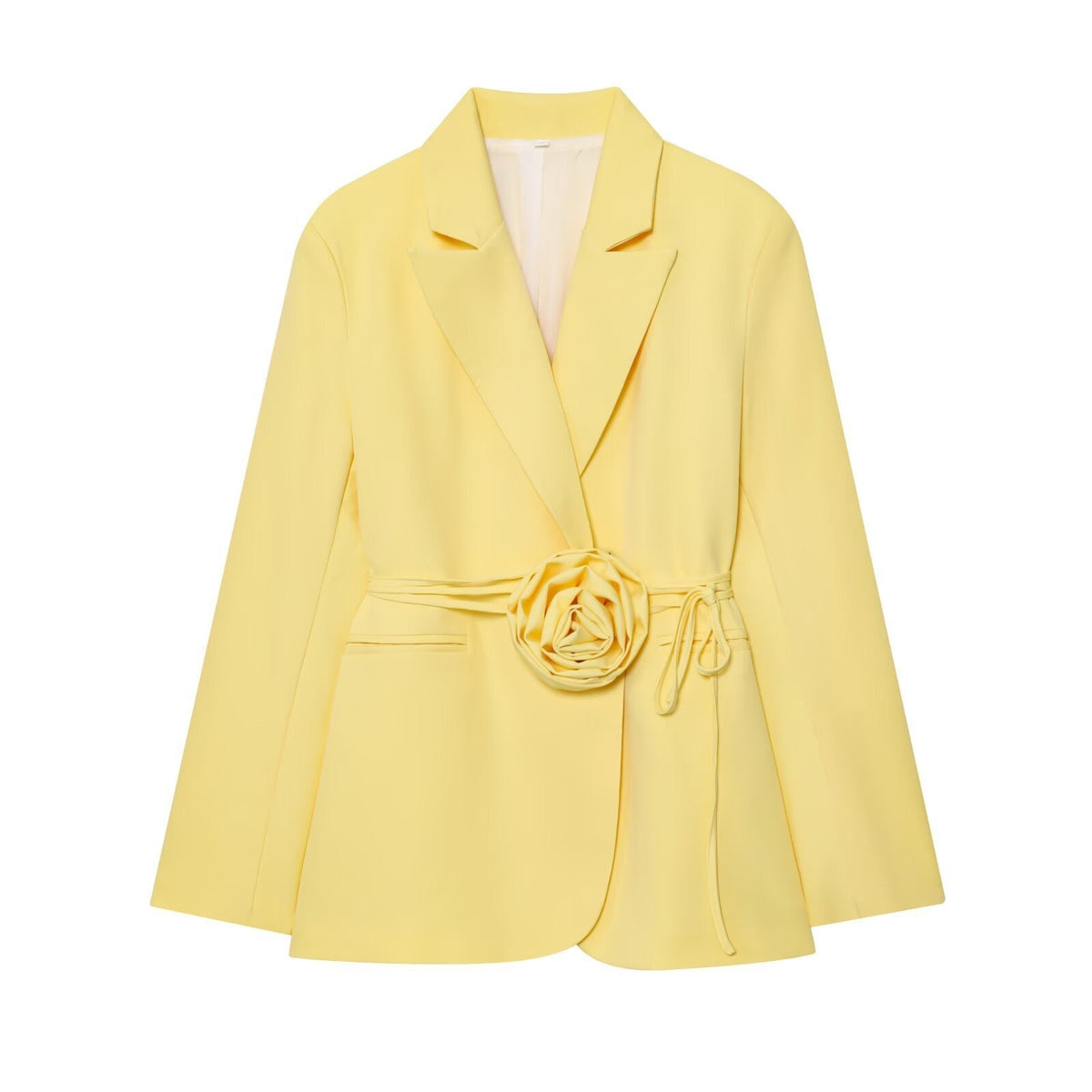 Vera | Belted Womens Blazer Light Blue Tailored