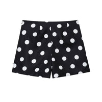 Romy | Polka Dot Shorts Black High Waisted