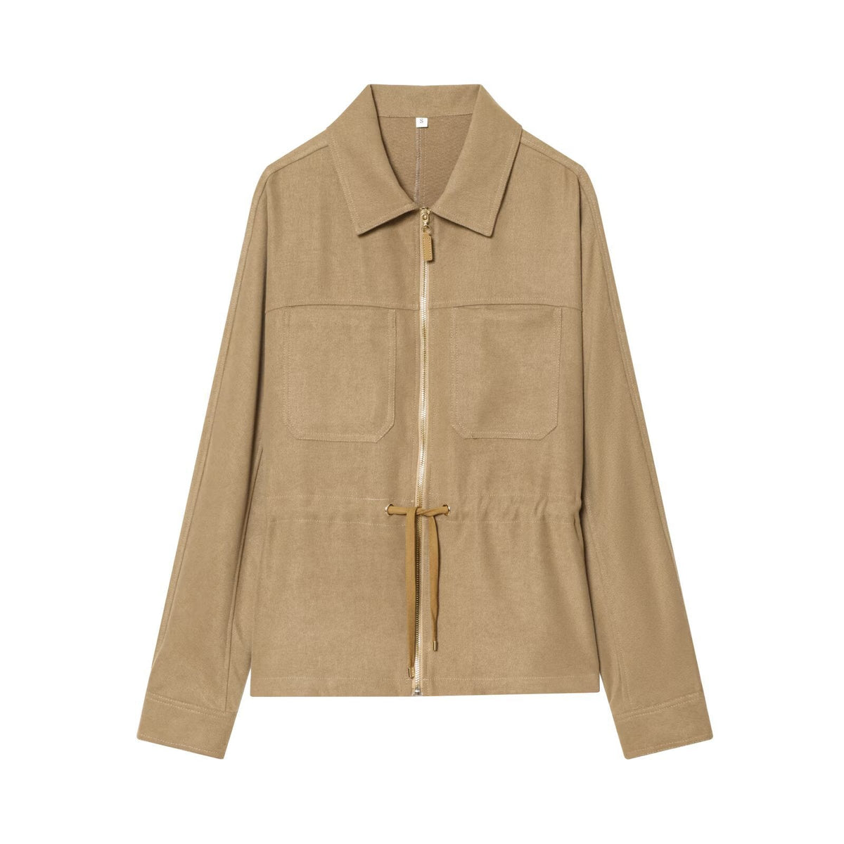 Alma | Linen Utility Jacket Pant Set Beige Wide Leg