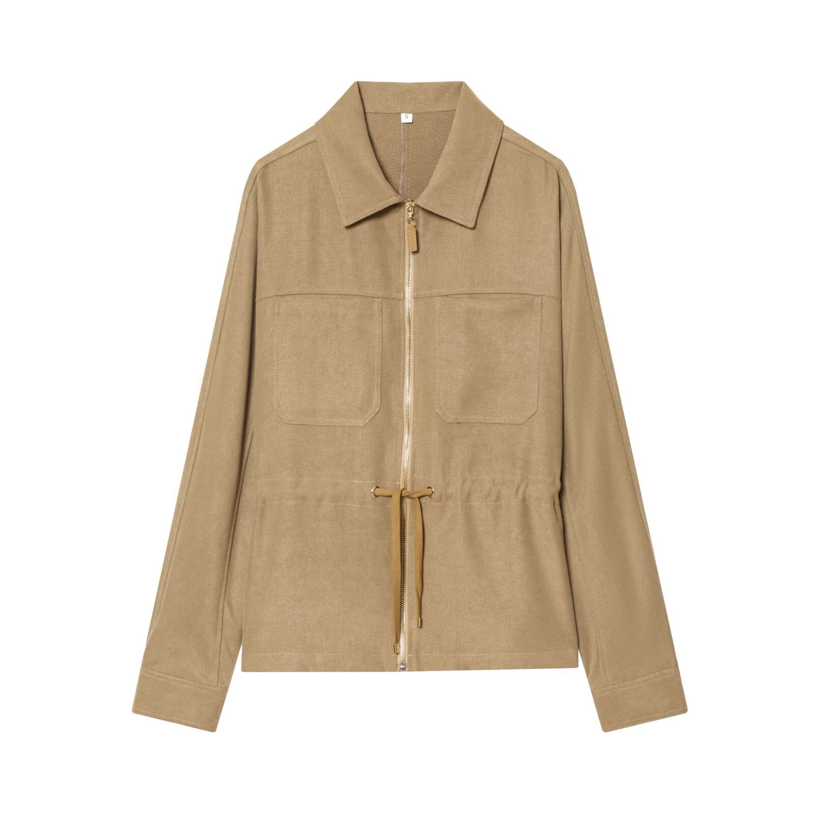 Alma | Linen Utility Jacket Pant Set Beige Wide Leg