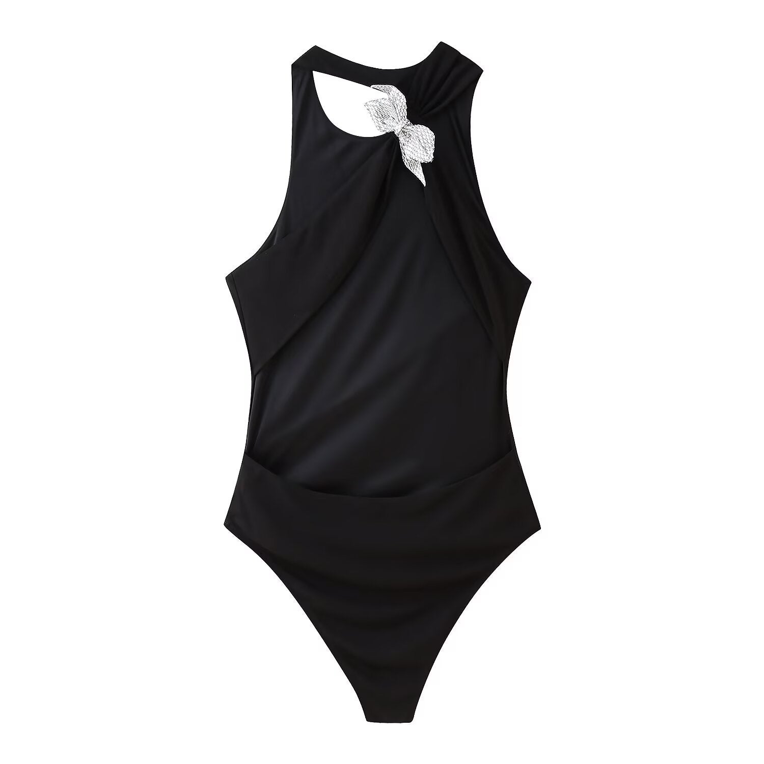 Aria | Tank Bodysuit Black