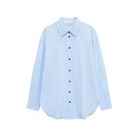 Vera | Button Down Shirt Light Blue Long Sleeve Oversized