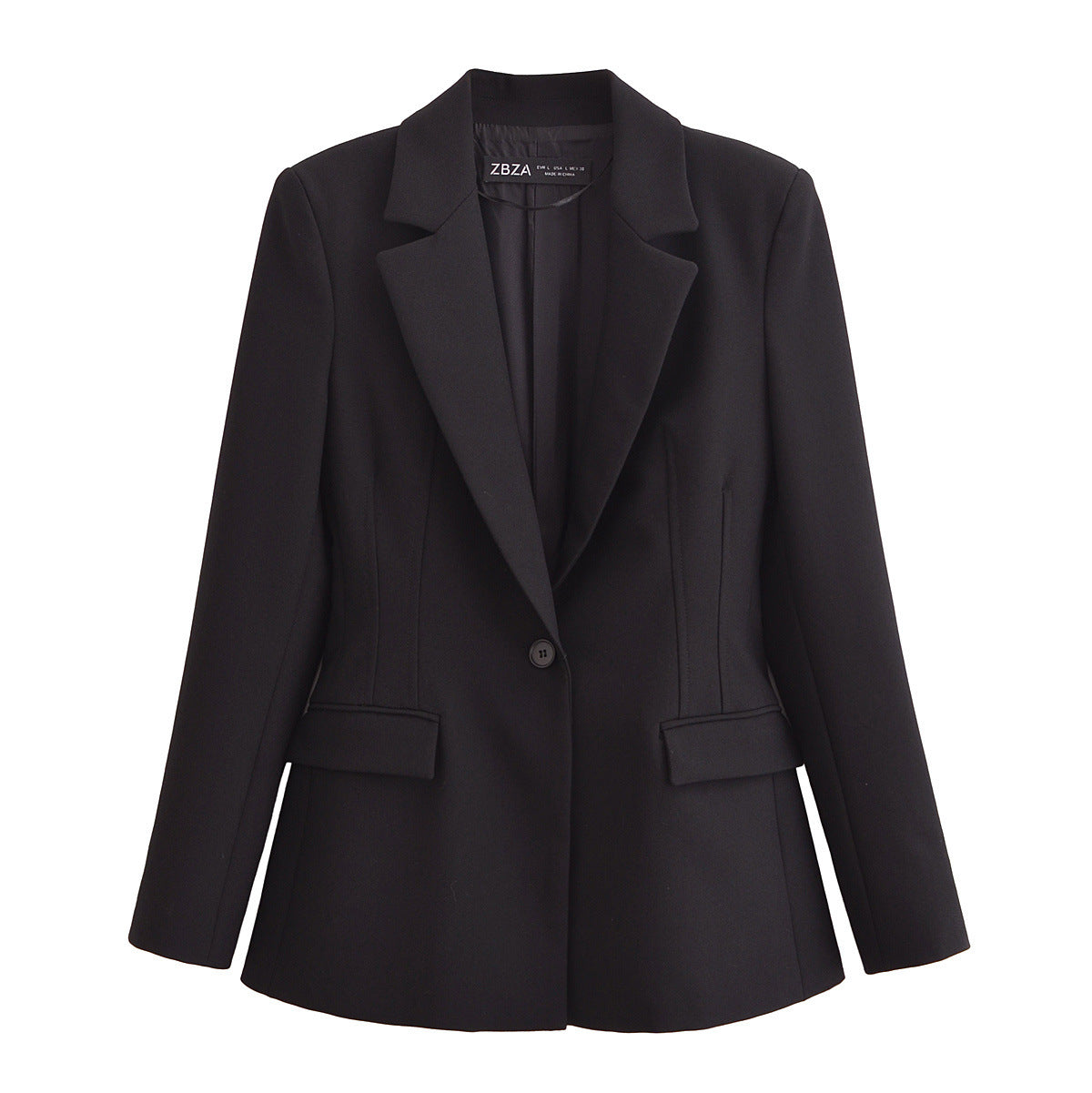 Liv | Tailored Single Button Blazer Pink Long Sleeve