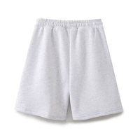Isla | Casual Sweat Shorts Cream New York Print