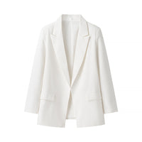 Cora | Oversized Womens Blazer Cream Long Sleeve Tailored