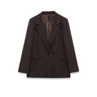 Vera | Oversized Womens Blazer Black Single Button