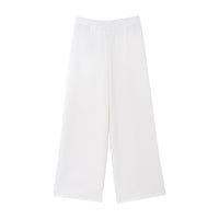 Vera | Wide Leg Palazzo Pants Cream Relaxed Fit