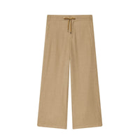 Alma | Linen Utility Jacket Pant Set Beige Wide Leg
