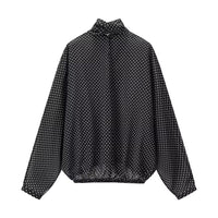 Vera | Polka Dot Skirt Set Black Midi A Line