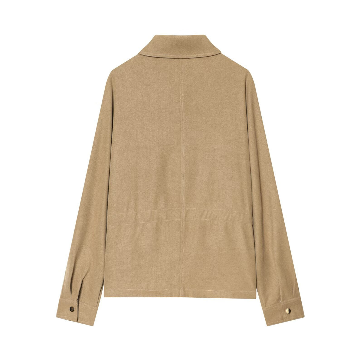 Alma | Linen Utility Jacket Pant Set Beige Wide Leg
