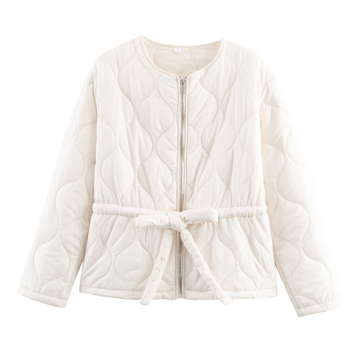 Lorn | Quilted Puffer Jacket Brown Belted