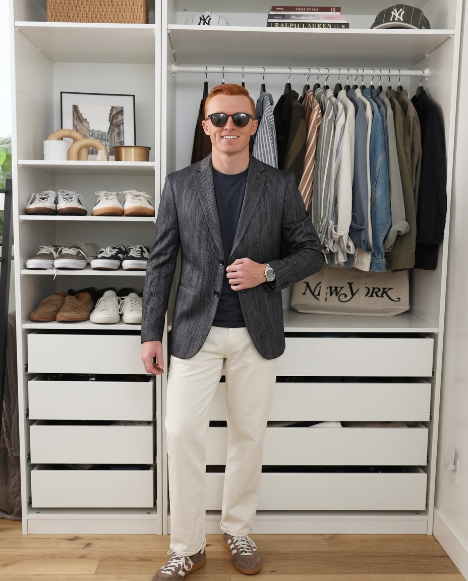 Axel | Casual Tailored Sport Coat Gray